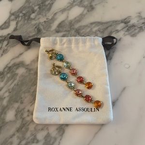 Roxanne Assoulin Rainbow Bijoux Clip On Earrings